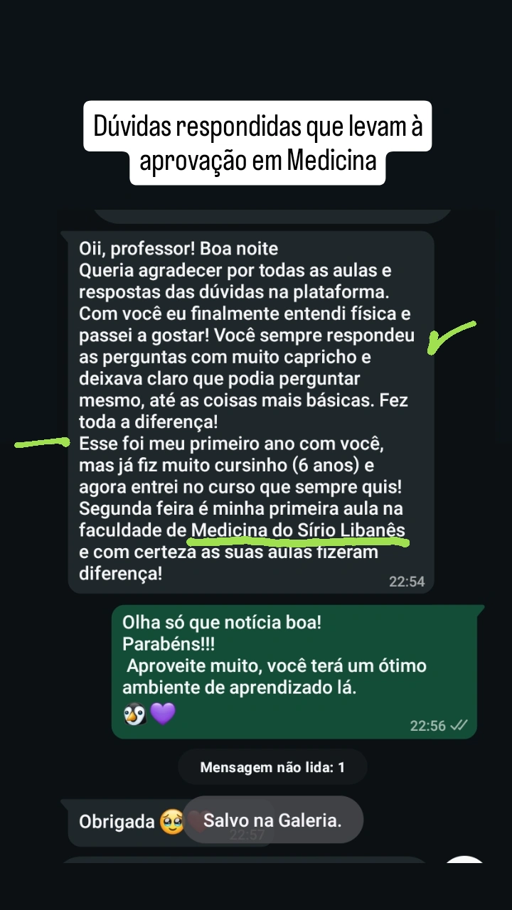 Foto de Nat, aluna aprovada em Medicina na Faculdade Sírio-Libanês